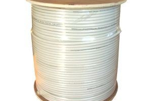 Rg6  3x árnyék  réz beltéri fehér koax 305m