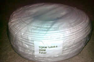 Telefon vezeték TQKM 1X4X0,6 réz pvc