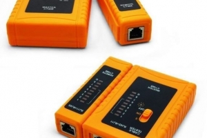 LAN kábeltesztelő műszer RJ45, RJ12, RJ11,CT468